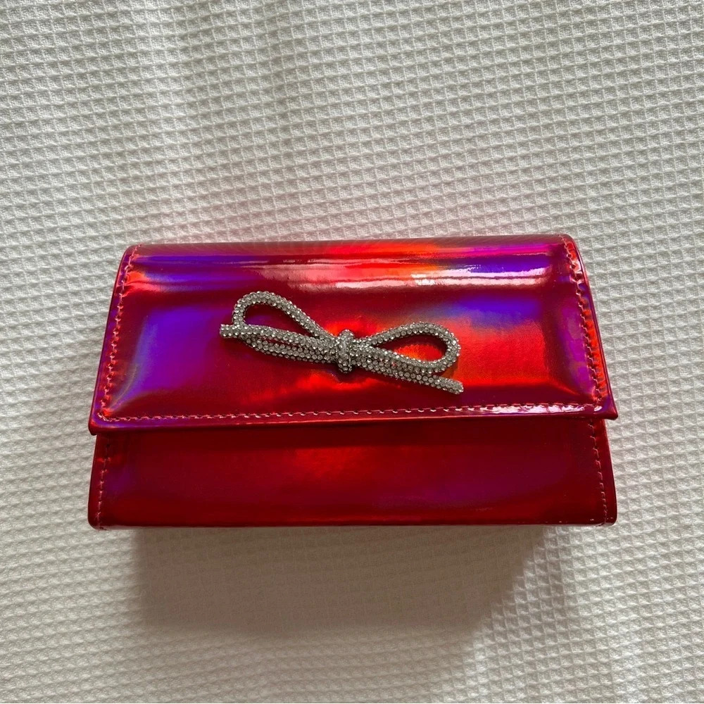Iridescent  pink purse‎